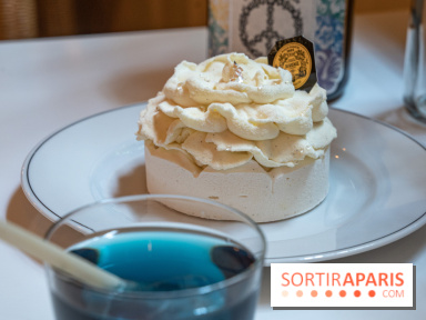 Thé glacé et pavlova Flower Summer chez Mariage Frères