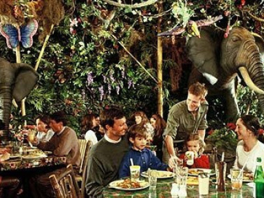 rainforest café
restaurants Disney Village
les restos où les enfants sont rois