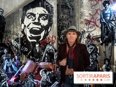 Exposition Jef Aérosol à Paris, 40 ans de pochoirs