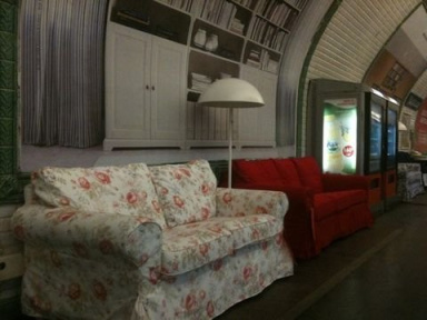 Ikea investit le métro parisien
Opération marketing Ikea