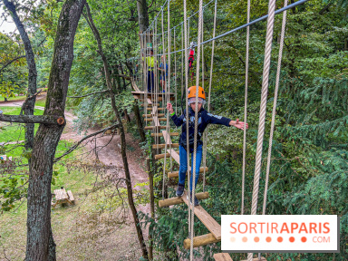 Accrocamp Poissy, le nouvel accrobranche au parc du château de Villiers