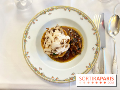 Restaurant Benoit Paris - Champignons d"automne