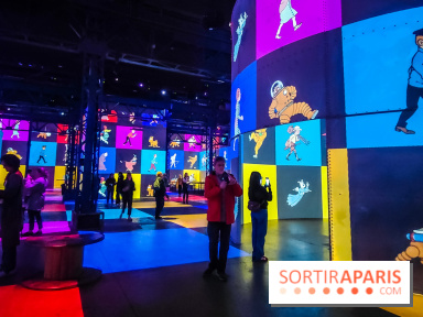 Tintin, l'aventure immersive à l'Atelier des Lumières : l'exposition insolite à vivre - nos photos
