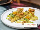 Rivages restaurant du Scribe par Martin Simolka - asperges blanches des landes - moutarde fumée - kumquat