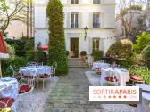Terrasse de l'Hôtel Particulier, le jardin verdoyant au cœur de Montmartre - photo