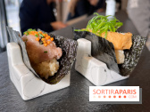 Nobisan - Temaki tofu fumé, temaki toro