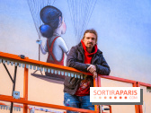 Seth et sa nouvelle fresque street-art XXL  Paris 13e - photos