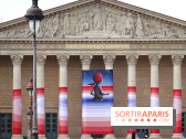 Seth habille la colonnade de l’Assemblée nationale - nos photos