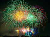 Feu d'artifice du 14 juillet 2021 à Montmagny