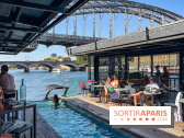 Bar OFF Paris Seine : le bar flottant insolite au bord d'une piscine, avec vue sur la Seine 
