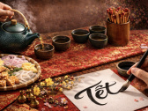 Nouvel an vietnamien : calligraphie, thé chez Trà Art