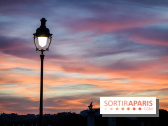 Visuels Paris - Lampadaire - Coucher de soleil