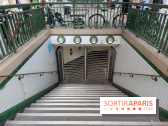 Visuels Paris - transport - métro - station fermée