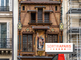 Façade alsacienne classée à Paris - McDo Saint-Lazare