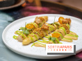 Rivages restaurant du Scribe par Martin Simolka - asperges blanches des landes - moutarde fumée - kumquat