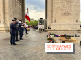 flamme soldat inconnu Arc de Triomphe