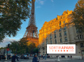 Visuel Paris 7e - Tour Eiffel - coucher de soleil