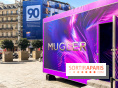 Mugler installe un pop up sensoriel et immersif avec des animations gratuites, à Paris