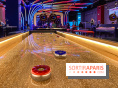 Shuffled, l'enseigne de shuffleboard à Boom Boom Villette - IMG 8590