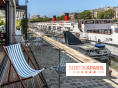 La Plage Parisienne, restaurant et terrasse en bord de Seine Quai de Javel