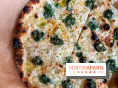Oobatz - Pizza épinards ail