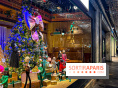 Les vitrines de Noël 2024 du Printemps Haussmann avec Juliette Binoche