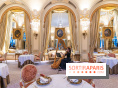 Le tea time Impérial de Noël du Ritz Paris, l'expérience exceptionnelle - les photos -  salon Marie-Louise - harpe