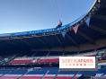 Tyrolienne au Parc des Princes