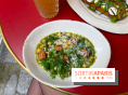 Chez Carrie - Pois chiche, fregola sarda, bouillon, pistou