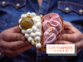Saint-Valentin 2026 : les cœurs pâtissiers de Maison Aleph - photos - demi coeur