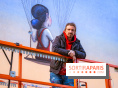 Seth et sa nouvelle fresque street-art XXL  Paris 13e - photos