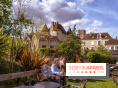 La terrasse du Moulin de Nemours, la guinguette estivale en bord de Loing 77