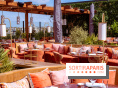 La terrasse en rooftop du Kinugawa à l'hôtel Sax Paris 7e