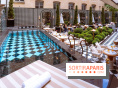 La terrasse jardin du Sax Hotel avec piscine - les photos