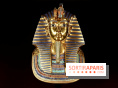 Le masque de Toutânkhamon sur fond noir - Toutankhamon : son tombeau et ses trésors