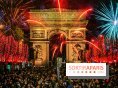 Nouvel an 2020 sur les Champs Élysées : spectacle et feu d'artifice sur l'Arc de Triomphe