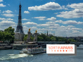 Visuel paris Tour Eiffel Seine Bateau mouche