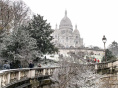 Paris sous la neige ce samedi, les photos