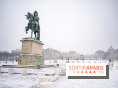 Paris sous la neige ce samedi, les photos