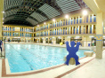 La piscine de l'espace Pailleron à Paris