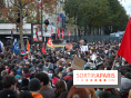 Manifestation pour l'emploi devant l'Assemblée Nationale à Paris ce samedi 23 janvier 2021