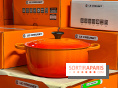 Braderie Le Creuset, la célèbre cocotte en fonte émaillée française, à l'Espace Champerret ce week-end