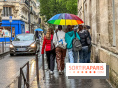 visuel Paris visuel  - pluie - parapluie