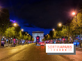 Visuel Paris Arc de Triomphe Champs Elysées nuit