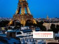 Visuel ParisTour Eiffel soir nuit