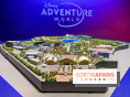 Visuels Disneyland Paris Disney Adventure World maquette