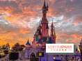Visuels Disneyland Paris - château coucher de soleil