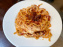 Sugo - Pâtes sauce amatriciana