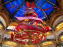 Vitrines et sapin de Noël des Galeries Lafayettes avec Clara Luciani - photos