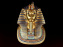 Le masque de Toutânkhamon sur fond noir - Toutankhamon : son tombeau et ses trésors
